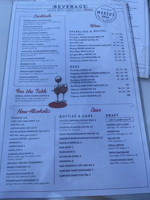 Menu photo 2 Makers Union Arlington, VA