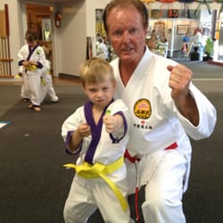 Shorin-Ryu Karate - Sensei David at student graduation.