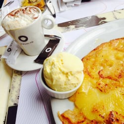 ROXI - Crêpe au ananas + cappuccino