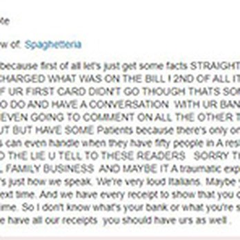 Spaghetteria - Wow, Mia doesn't understand how if you make a mistake, it's better to apologize and not call people names.
Where's my signed receipts? - Pizza Near Me - Palm Springs, California Spaghetteria - Wow, Mia doesn't understand how if you make a mistake, it's better to apologize and not call people names.
Where's my signed receipts? - Pizza Near Me - Palm Springs, California