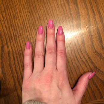 Ice Nails - Acrylic full set coffin shape - Nail Salons Near Me - Indianapolis, Indiana Ice Nails - Acrylic full set coffin shape - Nail Salons Near Me - Indianapolis, Indiana