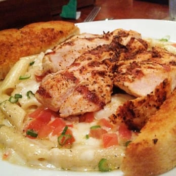 Killarney's Irish Pub & Grill - Cajun Chicken Pasta : Tossed with Jameson's whiskey cream sauce, mozzarella, Cajun chicken, & garlic toast. - Pubs Near Me - Temecula, California Killarney's Irish Pub & Grill - Cajun Chicken Pasta : Tossed with Jameson's whiskey cream sauce, mozzarella, Cajun chicken, & garlic toast. - Pubs Near Me - Temecula, California