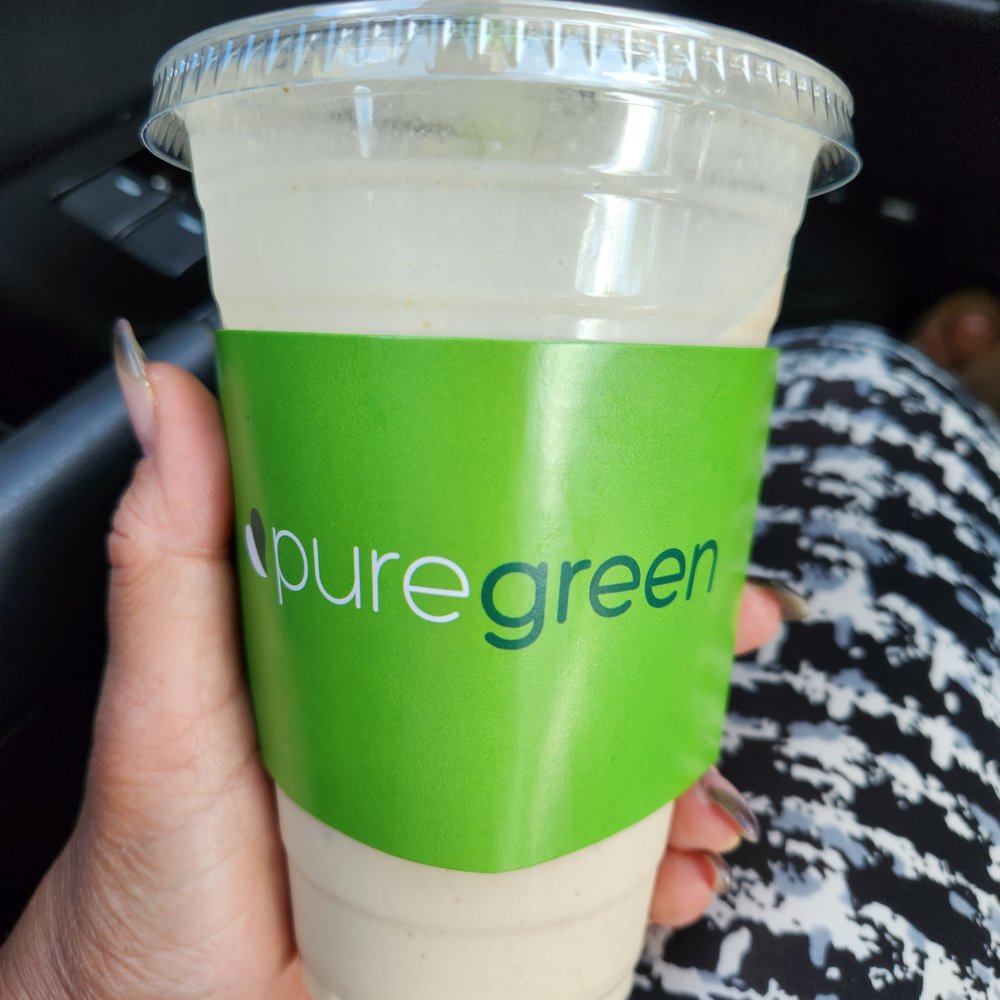 Pure Green - Banana Nut smoothie was creamy and delicious. - Juice Bars & Smoothies Near Me - Aventura, Florida