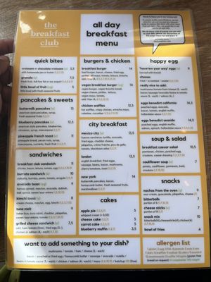 Menu photo 3 The Breakfast Club Amsterdam, NH Menu photo 3 The Breakfast Club Amsterdam, NH