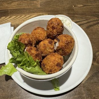 Sawtooth Brewery Public House - Stuffed fried olives. - Brewpubs Near Me - Ketchum, Idaho Sawtooth Brewery Public House - Stuffed fried olives. - Brewpubs Near Me - Ketchum, Idaho