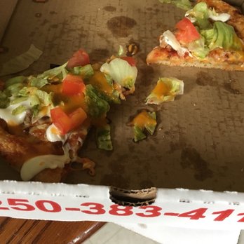 Pizza Factory - Taco pizza. The salad on top, including sour cream, is cooked under the cheese. Yuck. It used to be good when they didn't cook the salad. - Pizza Near Me - Victoria, British Columbia Pizza Factory - Taco pizza. The salad on top, including sour cream, is cooked under the cheese. Yuck. It used to be good when they didn't cook the salad. - Pizza Near Me - Victoria, British Columbia