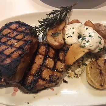 Brio Italian Grille - Pork chop with fingerling potatoes. - Italian Near Me - Murray, Utah Brio Italian Grille - Pork chop with fingerling potatoes. - Italian Near Me - Murray, Utah