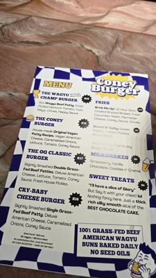 Menu photo 8 Coney Burger Miami, FL