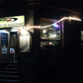 Pizzeria Da Massimo - Entrance by night. - Pizza Near Me - Frankfurt, HE