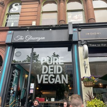 The Glasvegan - Outside storefront. - Vegetarian Near Me - Glasgow, GLG The Glasvegan - Outside storefront. - Vegetarian Near Me - Glasgow, GLG