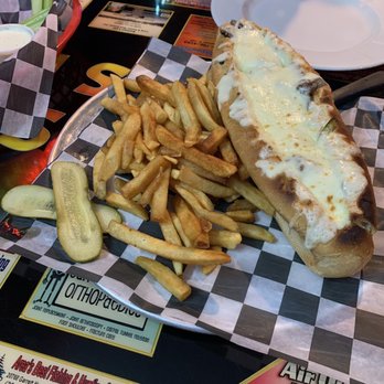 JG's Pub - Just look how cheesy the steak and cheese is.... DELICIOUS!!! - New American Near Me - Oakland, Maryland