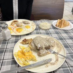 Country Fried Steak and Biscuit