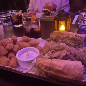 Camp West - Pork sammy and the worlds best tots!!! - New American Near Me - Seattle, Washington Camp West - Pork sammy and the worlds best tots!!! - New American Near Me - Seattle, Washington