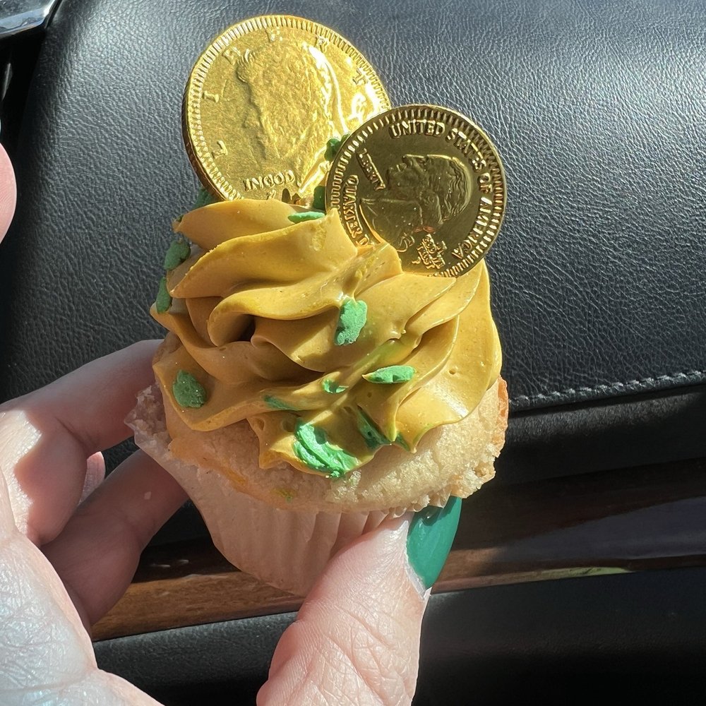 St Patrick's Day cupcake