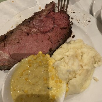 Hozy's Grill - Prime rib with mashed potatoes and creamed corn - New American Near Me - Santa Paula, California Hozy's Grill - Prime rib with mashed potatoes and creamed corn - New American Near Me - Santa Paula, California