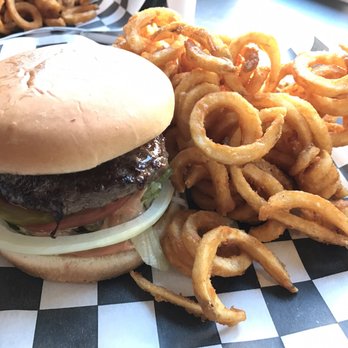 Black Burger - Black burger and curly fries. - Burgers Near Me - New York, New York Black Burger - Black burger and curly fries. - Burgers Near Me - New York, New York