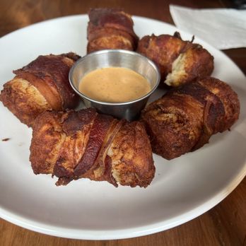 Rowley Inn - Bacon wrapped tot appetizer - Pubs Near Me - Cleveland, Ohio
