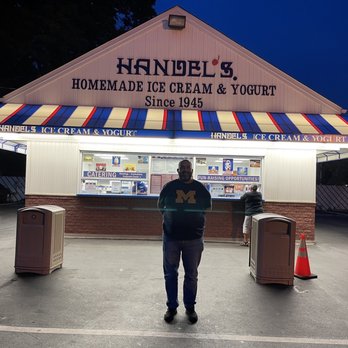 Handel’s Ice Cream - Youngstown - a man standing in front of a store - Ice Cream & Frozen Yogurt Near Me - Youngstown, Ohio