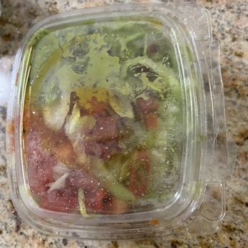 Orale Mexican Restaurant - They use good containers for the lettuce but the expensive dishes get the cheapest containers on earth - Mexican Near Me - Hollywood, Florida