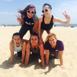 Balanced 4 Life Fitness - Bachelorette beach workout. Bootcamp style followed by yoga.