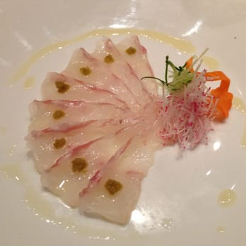 Asanebo - Translucently tender halibut with a dab of yuzu paste - Sushi Bars Near Me - Studio City, California Asanebo - Translucently tender halibut with a dab of yuzu paste - Sushi Bars Near Me - Studio City, California