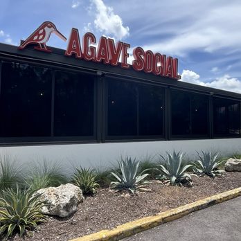 Agave Social - The west side of the indoor/outdoor patio. August 2025 - Cocktail Bars Near Me - Tampa, Florida Agave Social - The west side of the indoor/outdoor patio. August 2025 - Cocktail Bars Near Me - Tampa, Florida