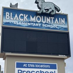 Black Mountain Elementary School - Sign