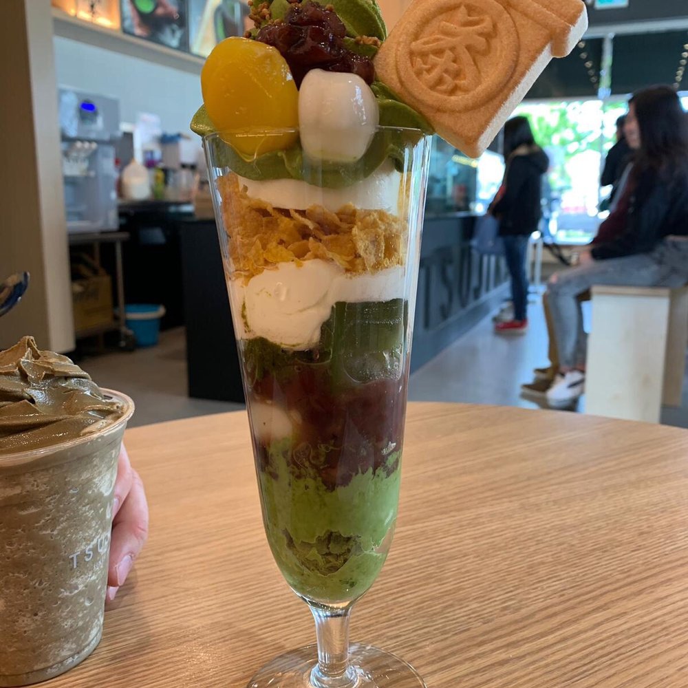Tsujiri Richmond - Matcha parfait - Japanese Near Me - Richmond, British Columbia Tsujiri Richmond - Matcha parfait - Japanese Near Me - Richmond, British Columbia