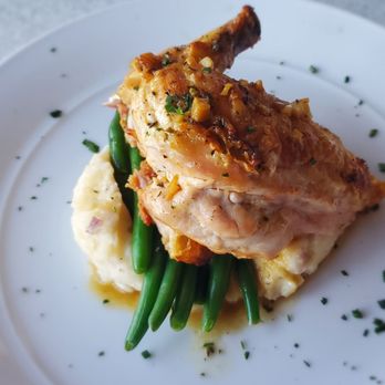 Wildflower - Pan Roasted Chicken, Green Beans & "Smashed" Potatoes - New American Near Me - Tucson, Arizona