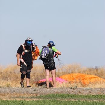 SkyDance SkyDiving - Angle bros post jump - Skydiving Near Me - Davis, California