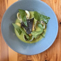 Turbot, little neck clams, potato and sorrel made this an incredibly delicious dish