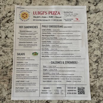 Luigi's Pizza - Back menu - Pizza Near Me - Anchorage, Alaska