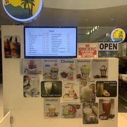 Tropic Ice - Menu