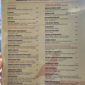 Early Bird - Menu side 2 - 8/2024 - New American Near Me - Fullerton, California Early Bird - Menu side 2 - 8/2024 - New American Near Me - Fullerton, California