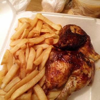 Los Andes Restaurant - $10 1/2 Pollo Completo (with Beans/Fries instead of salad). Again enough to feed at least two - Peruvian Near Me - Deer Park, New York Los Andes Restaurant - $10 1/2 Pollo Completo (with Beans/Fries instead of salad). Again enough to feed at least two - Peruvian Near Me - Deer Park, New York