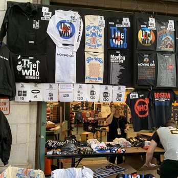 Fenway Park - The Who Merch outside of Fenway Park Boston September 2019 - Stadiums & Arenas Near Me - Boston, Massachusetts