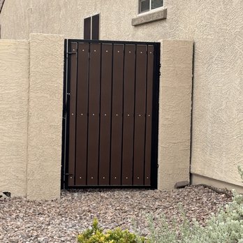 Gates By Geoff - Newly painted columns of 4 ft wide gate - Fences & Gates Near Me Gates By Geoff - Newly painted columns of 4 ft wide gate - Fences & Gates Near Me
