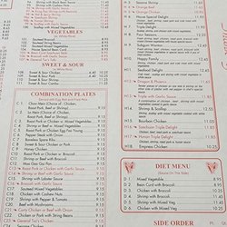 Kam Sheng - Menu photo
