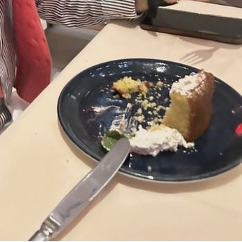 Avra Rockefeller Center - The only thing left from dinner. The Evo cake! - Greek Near Me - New York, New York Avra Rockefeller Center - The only thing left from dinner. The Evo cake! - Greek Near Me - New York, New York