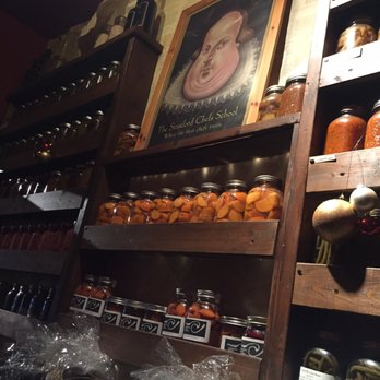 Twisted Fork - The back wall where they sell homemade canned preserves. - French Near Me - Vancouver, British Columbia Twisted Fork - The back wall where they sell homemade canned preserves. - French Near Me - Vancouver, British Columbia