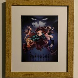 Sapphire Picture Framing & Creations - Japanese Manga Anime Demon Slayer in fun colorful frame
