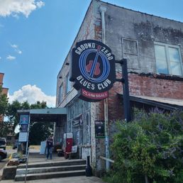 Exterior outside entrance of Ground Zero Blues Club - Clarksdale, Mississippi Exterior outside entrance of Ground Zero Blues Club - Clarksdale, Mississippi