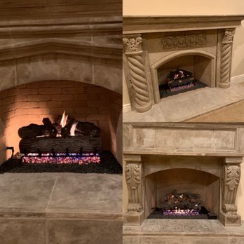 Sweep's Luck - newly installed gas log sets - Chimney Sweeps Near Me