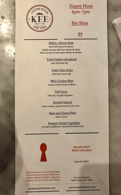 Menu photo 2 Kee Oyster House White Plains, NY Menu photo 2 Kee Oyster House White Plains, NY
