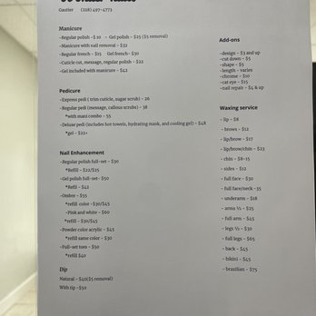 Wonder Nails - Menu - Nail Salons Near Me - Gautier, Mississippi Wonder Nails - Menu - Nail Salons Near Me - Gautier, Mississippi