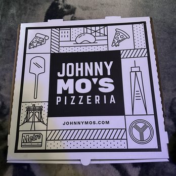 Johnny Mo's Pizzeria - I always appreciate a pizza joint that goes out of their way to design their own box. Instead of just..."Pizza!" or "Hot!, Fresh!" Etc,.. - Pizza Near Me - Seattle, Washington