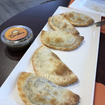Besties - 4 kinds of Empanadas, each marked with an identifying letter to make it easier for us to know which is which (see pic of list)! - Empanadas Near Me - Alpharetta, Georgia Besties - 4 kinds of Empanadas, each marked with an identifying letter to make it easier for us to know which is which (see pic of list)! - Empanadas Near Me - Alpharetta, Georgia