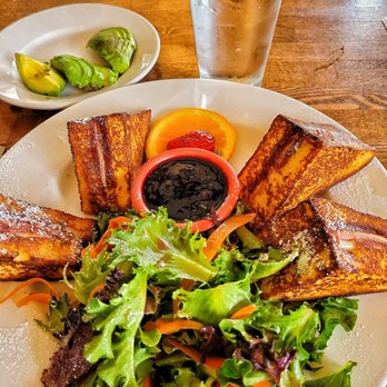 Cafe Jolie - Monte Cristo Breakfast with a side of avocado - Breakfast & Brunch Near Me - Alameda, California