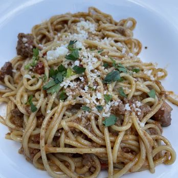 Va Bene - Spaghetti with bolognese - Italian Near Me - Duluth, Minnesota Va Bene - Spaghetti with bolognese - Italian Near Me - Duluth, Minnesota
