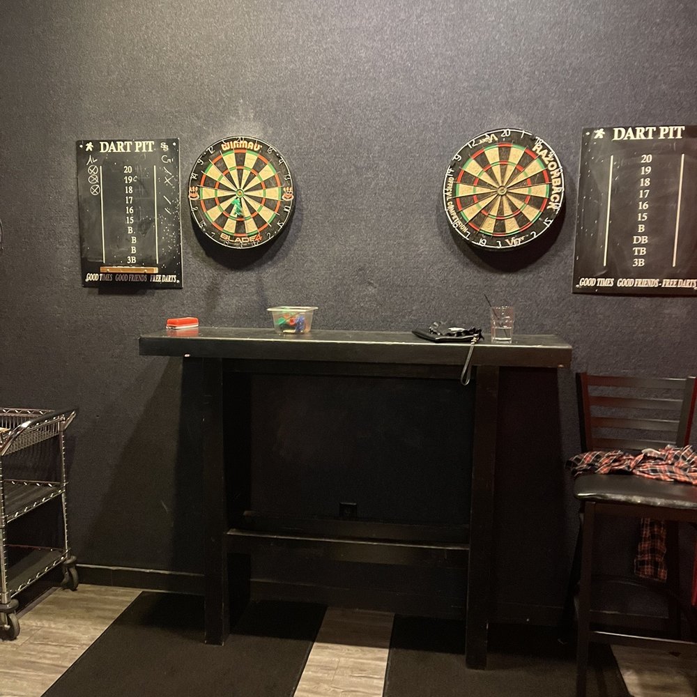 darts on the wall